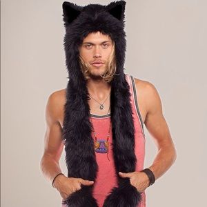 Spirithoods Black Wolf with audio technology